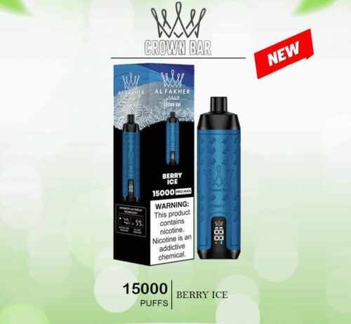 ALFAKHER CROWN BAR - BERRY ICE - 15000 PUFFS
