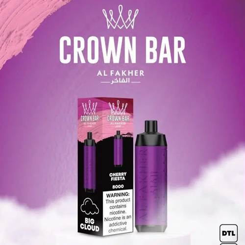 ALFAKHER CROWN BAR- CHERRY FIESTA - 8000 PUFFS | IGET Australia