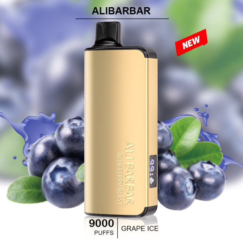 ALIBARBAR INGOT - BLUEBERRY BLAST – 9000 PUFFS