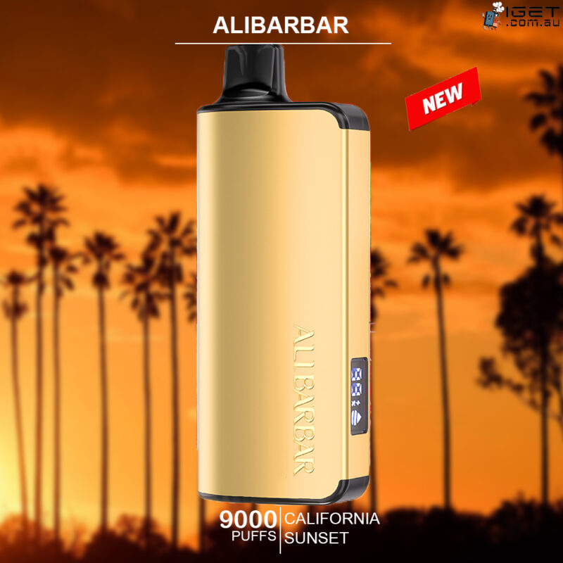 ALIBARBAR INGOT - CALIFORNIA SUNSET - 9000 PUFFS ALIBARBAR INGOT - CALIFORNIA SUNSET - 9000 PUFFS