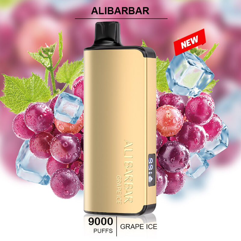ALIBARBAR INGOT - GRAPE ICE – 9000 PUFFS
