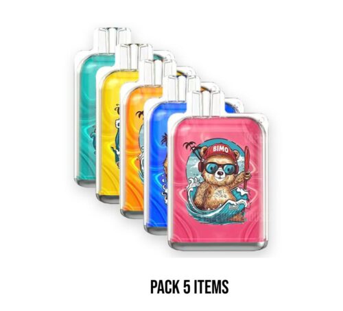 BIMO Crystal 12000 Puffs - Pack 5 items