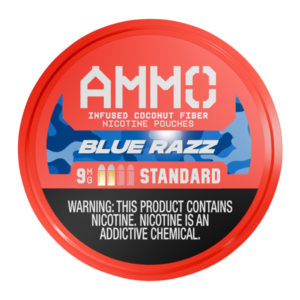 Blue Razz AMMO Nicotine Pouches