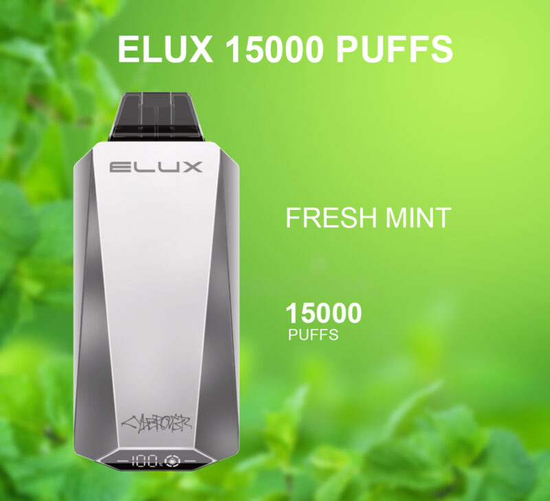 ELUX FRESH MINT- 15000 PUFFS ELUX FRESH MINT- 15000 PUFFS