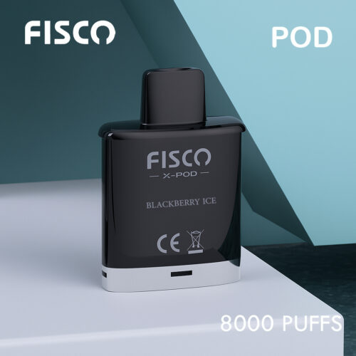 FISCO XPOD BLACKBERRY ICE - 8000 PUFFS (POD ONLY)