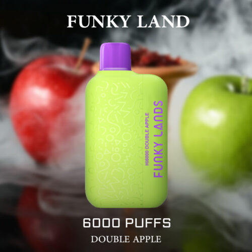 FUNKY LAND DOUBLE APPLE - 6000 PUFFS FUNKY LAND DOUBLE APPLE - 6000 PUFFS