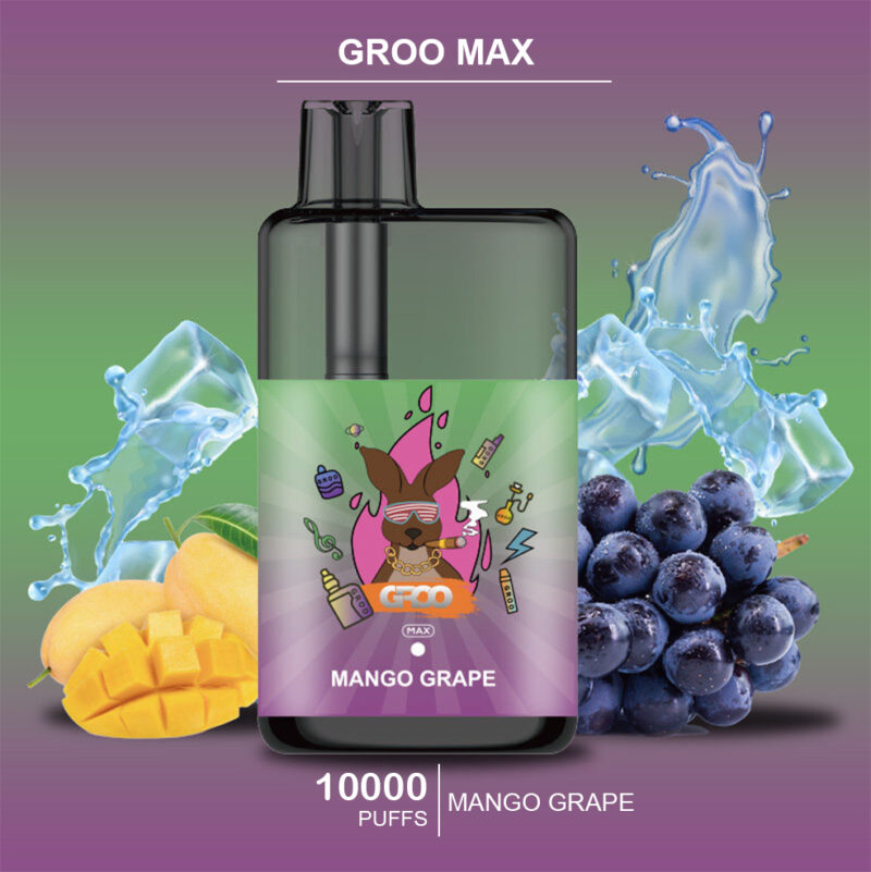 GROO MAX - MANGO GRAPE - 10000 PUFFS