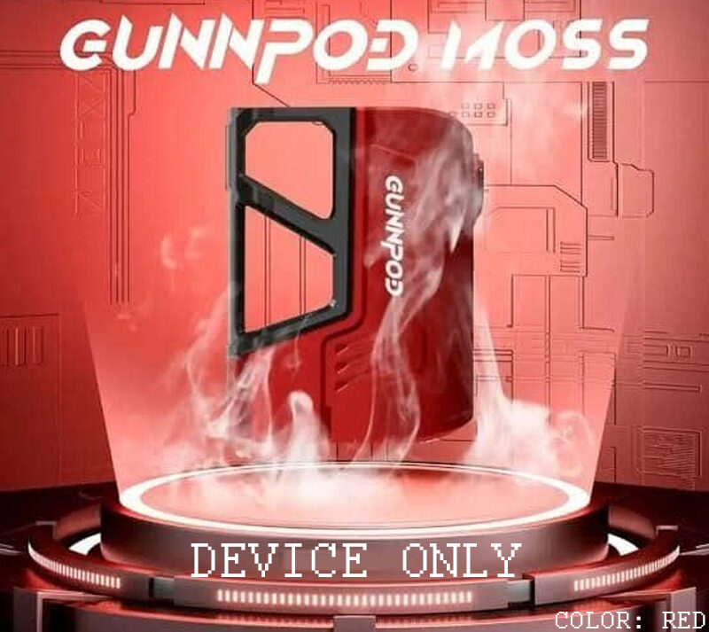 GUNNPOD MOSS - 8000 - "Device Only" - RED GUNNPOD MOSS - 8000 - "Device Only" - RED