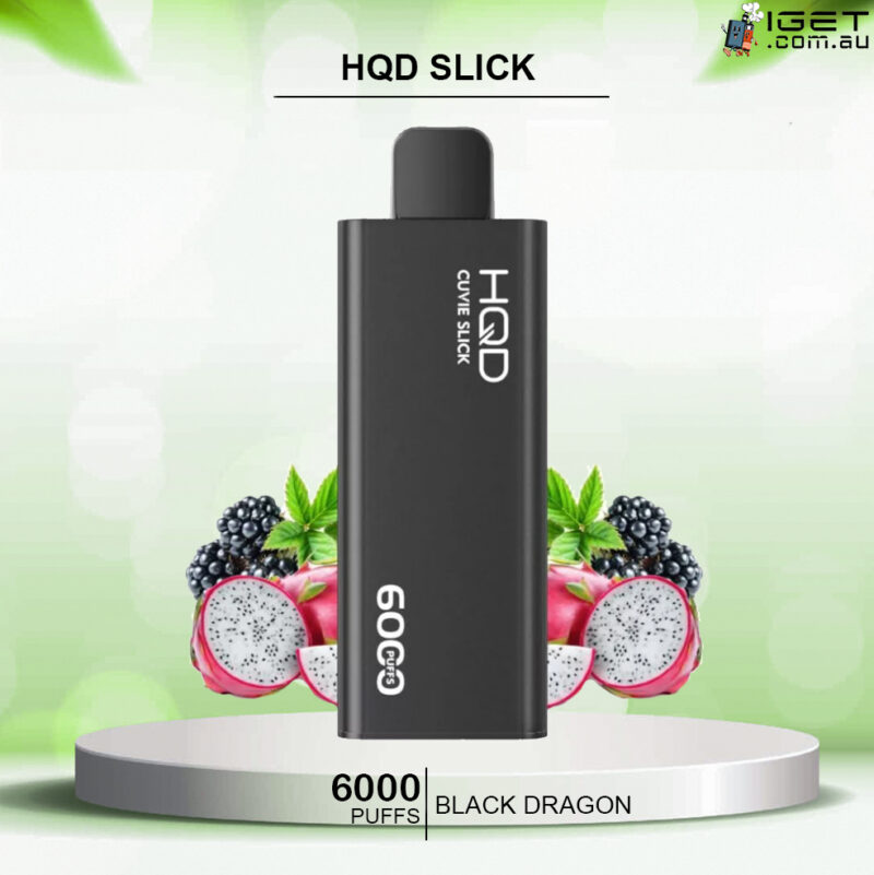 HQD SLICK BLACK DRAGON - 6000 PUFFS | IGET Australia