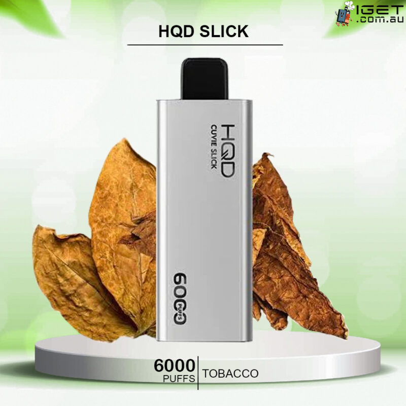 HQD SLICK TOBACCO - 6000 PUFFS | IGET Australia