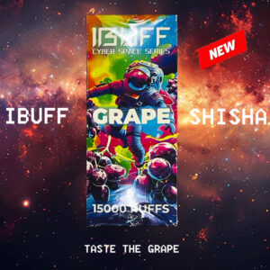 IBUFF SHISHA - GRAPE - 15000 PUFFS