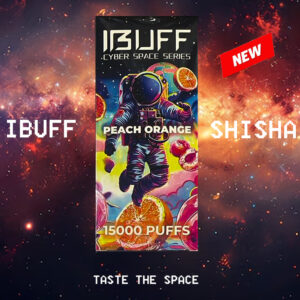 IBUFF SHISHA - PEACH ORANGE - 15000 PUFFS