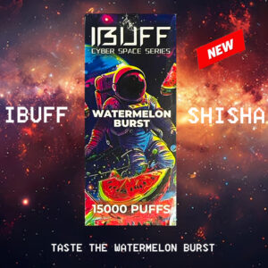IBUFF SHISHA - WATERMELON BURST - 15000 PUFFS