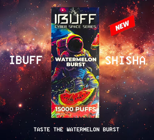 IBUFF SHISHA - WATERMELON BURST - 15000 PUFFS