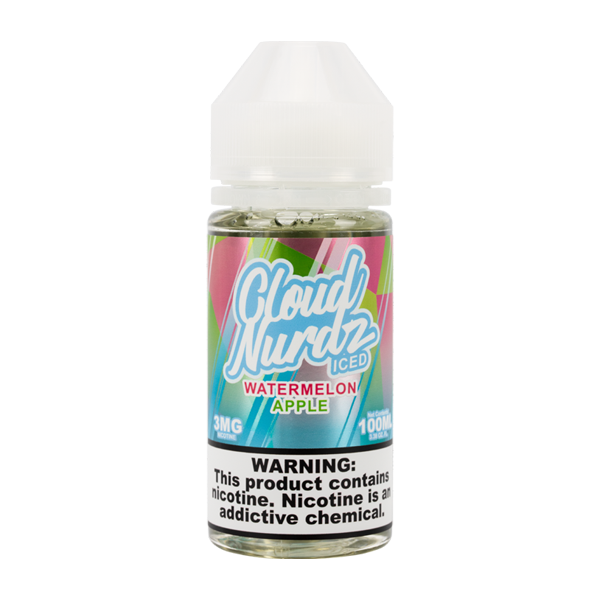 Iced Watermelon Apple by Cloud Nurdz 100mL Iced Watermelon Apple by Cloud Nurdz 100mL
