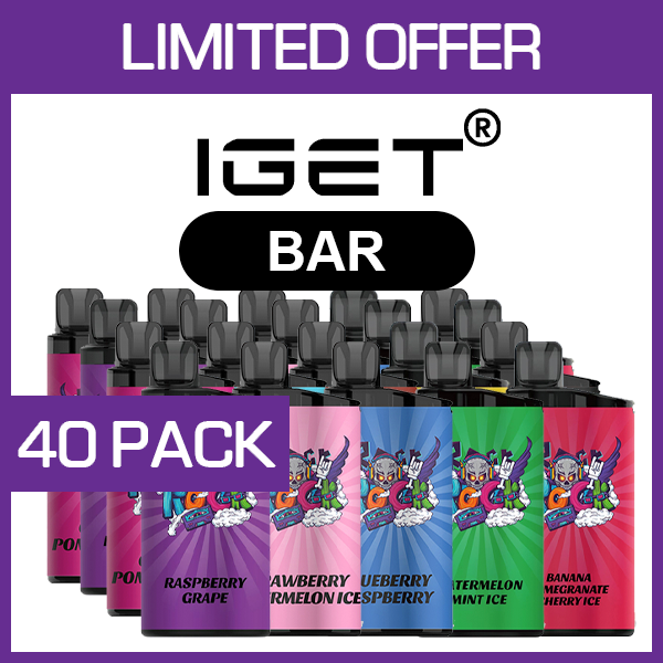 IGET BAR – 3500 PUFFS – 40 PACK IGET BAR – 3500 PUFFS – 40 PACK