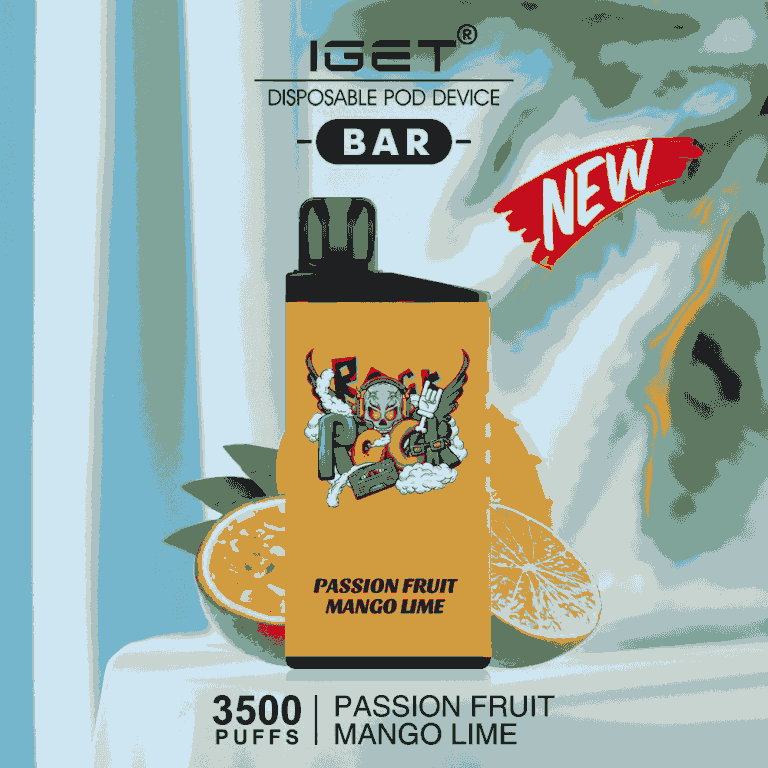IGET BAR PASSIONFRUIT MANGO LIME – 3500 PUFFS IGET BAR PASSIONFRUIT MANGO LIME – 3500 PUFFS