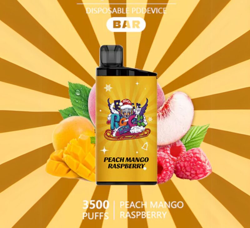 IGET BAR PEACH MANGO RASPBERRY 3500 PUFFS