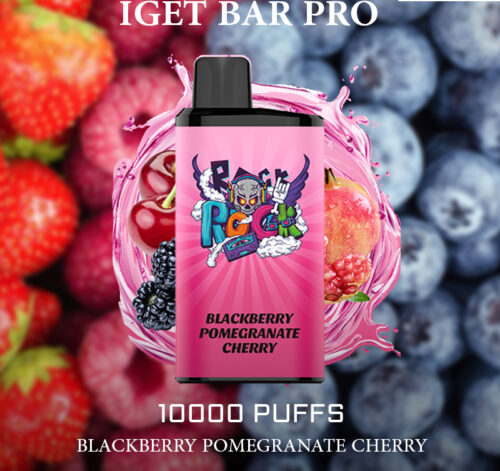 IGET BAR PRO - BLACKBERRY POMEGRANATE CHERRY - 10000 PUFFS IGET BAR PRO - BLACKBERRY POMEGRANATE CHERRY - 10000 PUFFS