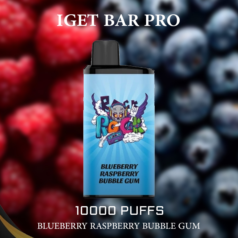 IGET BAR PRO BLUEBERRY RASPBERRY BUBBLE GUM - 10000 PUFFS IGET BAR PRO BLUEBERRY RASPBERRY BUBBLE GUM - 10000 PUFFS