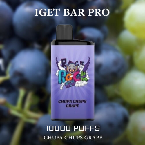 IGET BAR PRO CHUPA CHUPS GRAPE - 10000 PUFFS