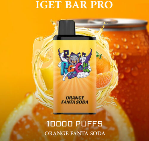 IGET BAR PRO - ORANGE FANTA SODA - 10000 PUFFS IGET BAR PRO - ORANGE FANTA SODA - 10000 PUFFS