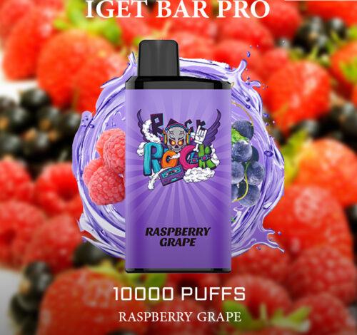 IGET BAR PRO - RASPBERRY GRAPE - 10000 PUFFS IGET BAR PRO - RASPBERRY GRAPE - 10000 PUFFS
