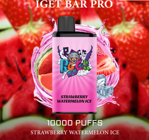 IGET BAR PRO - STRAWBERRY WATERMELON ICE - 10000 PUFFS IGET BAR PRO - STRAWBERRY WATERMELON ICE - 10000 PUFFS