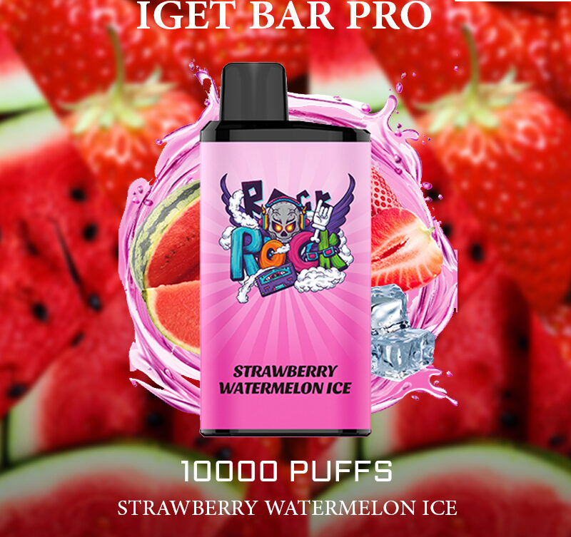 IGET BAR PRO - STRAWBERRY WATERMELON ICE - 10000 PUFFS