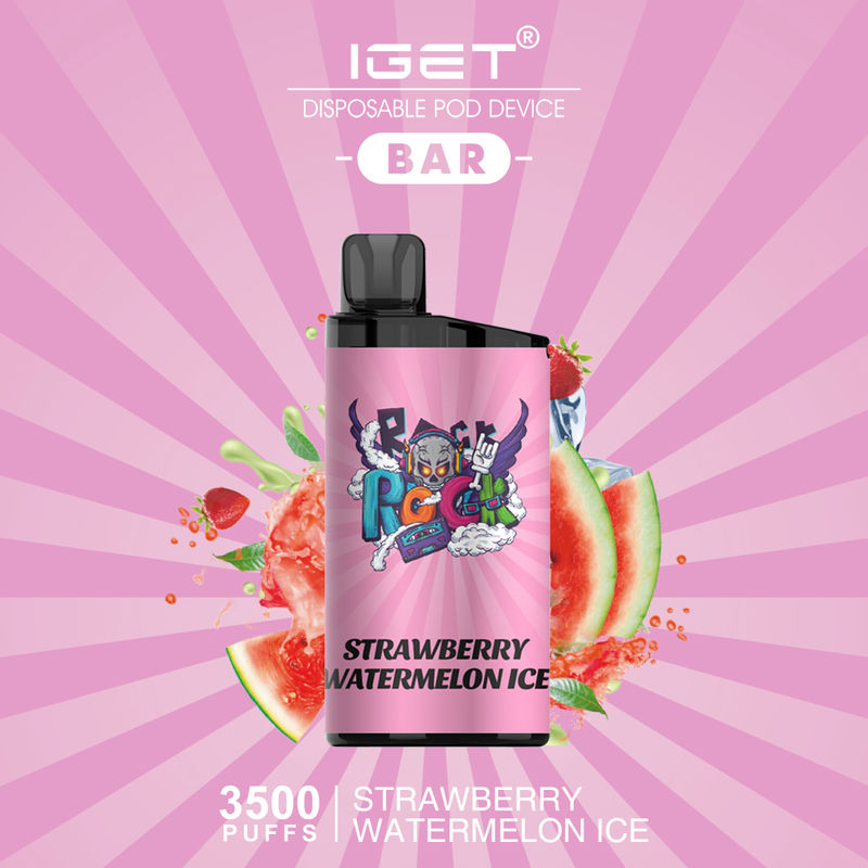 IGET BAR STRAWBERRY WATERMELON ICE – 3500 PUFFS IGET BAR STRAWBERRY WATERMELON ICE – 3500 PUFFS
