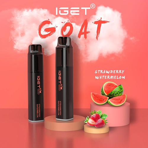 IGET GOAT STRAWBERRY WATERMELON – 5000 PUFFS IGET GOAT STRAWBERRY WATERMELON – 5000 PUFFS