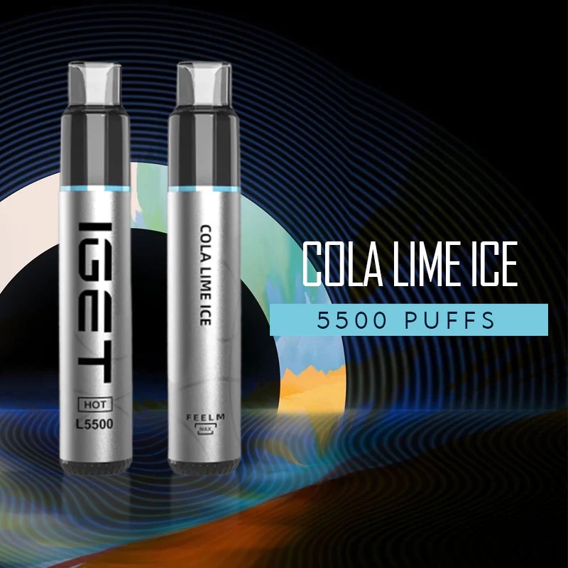 IGET HOT COLA LIME ICE – 5500 PUFFS IGET HOT COLA LIME ICE – 5500 PUFFS