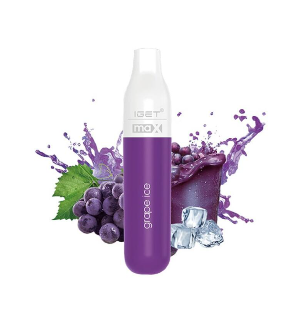 IGET MAX GRAPE ICE – 2300 PUFFS IGET MAX GRAPE ICE – 2300 PUFFS