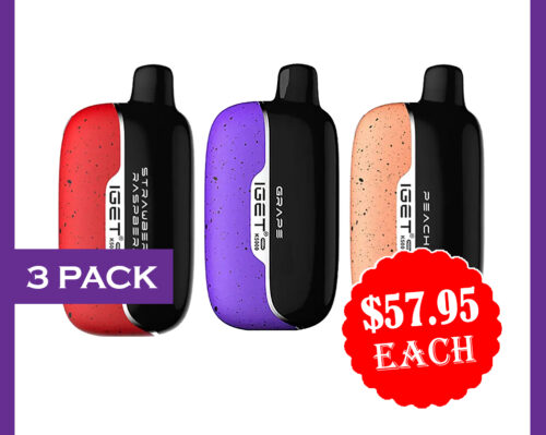 IGET MOON 5000 PUFFS - 3 PACK