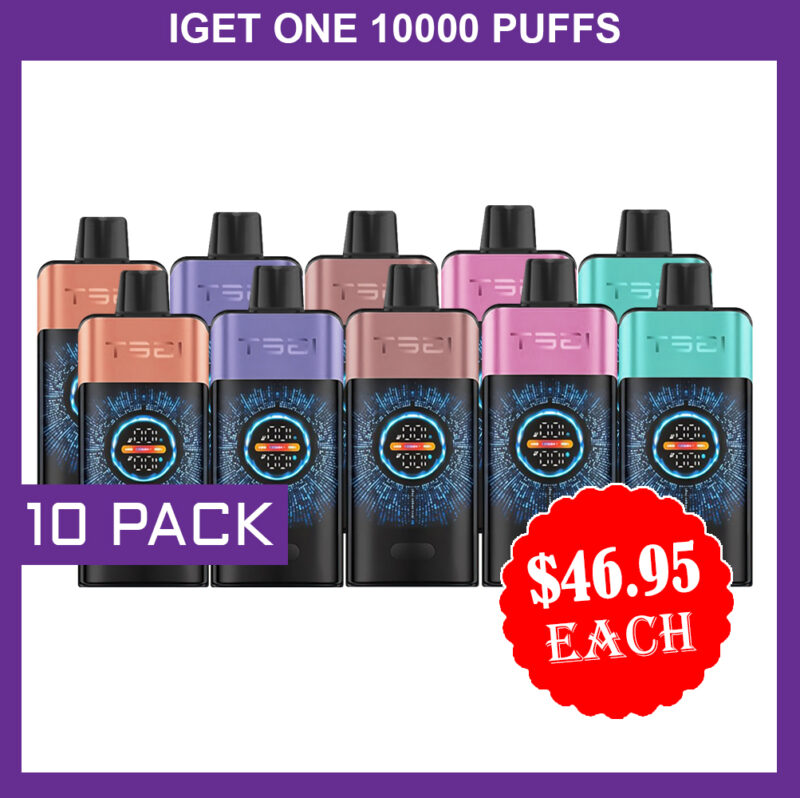 IGET ONE 12000 PUFFS - 10 PACK