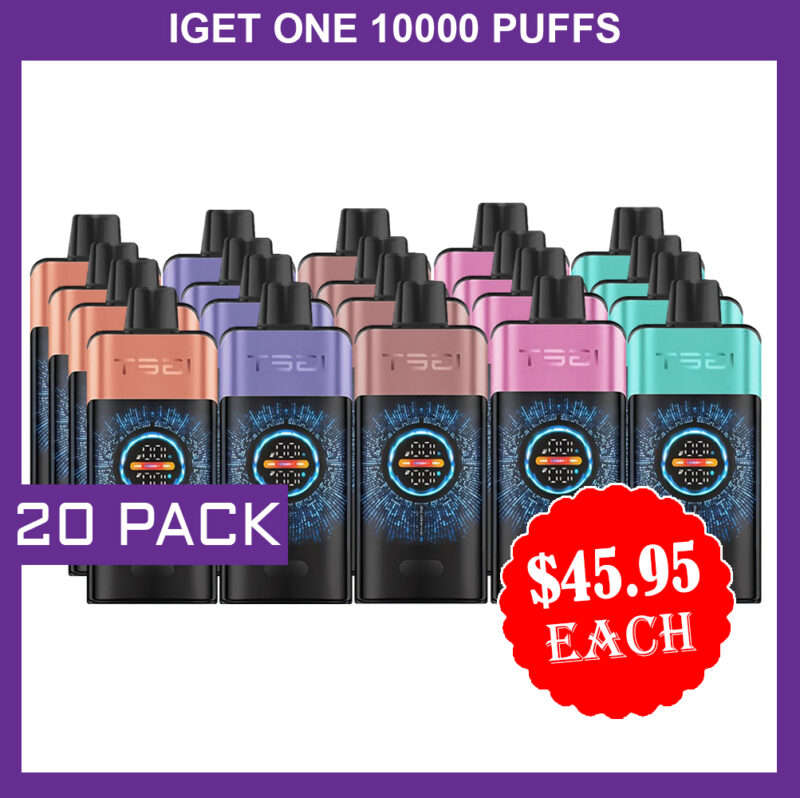 IGET ONE 12000 PUFFS - 20 PACK IGET ONE 12000 PUFFS - 20 PACK