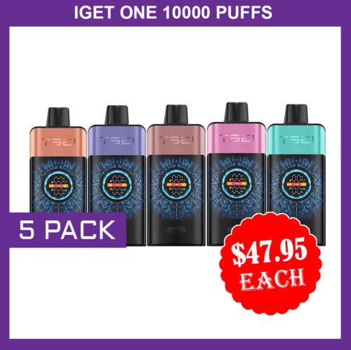 IGET ONE 12000 PUFFS - 5 PACK
