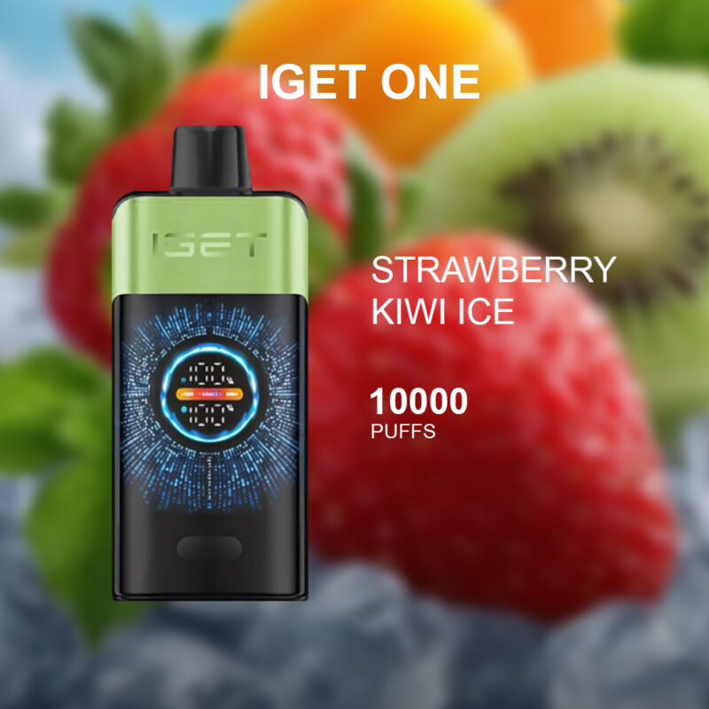IGET ONE STRAWBERRY KIWI ICE - 12000 PUFFS IGET ONE STRAWBERRY KIWI ICE - 12000 PUFFS