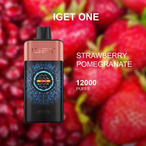 IGET ONE STRAWBERRY POMEGRANATE - 12000 PUFFS IGET ONE STRAWBERRY POMEGRANATE - 12000 PUFFS