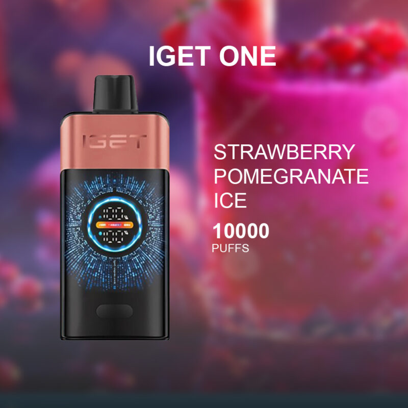 IGET ONE STRAWBERRY POMEGRANATE ICE - 12000 PUFFS