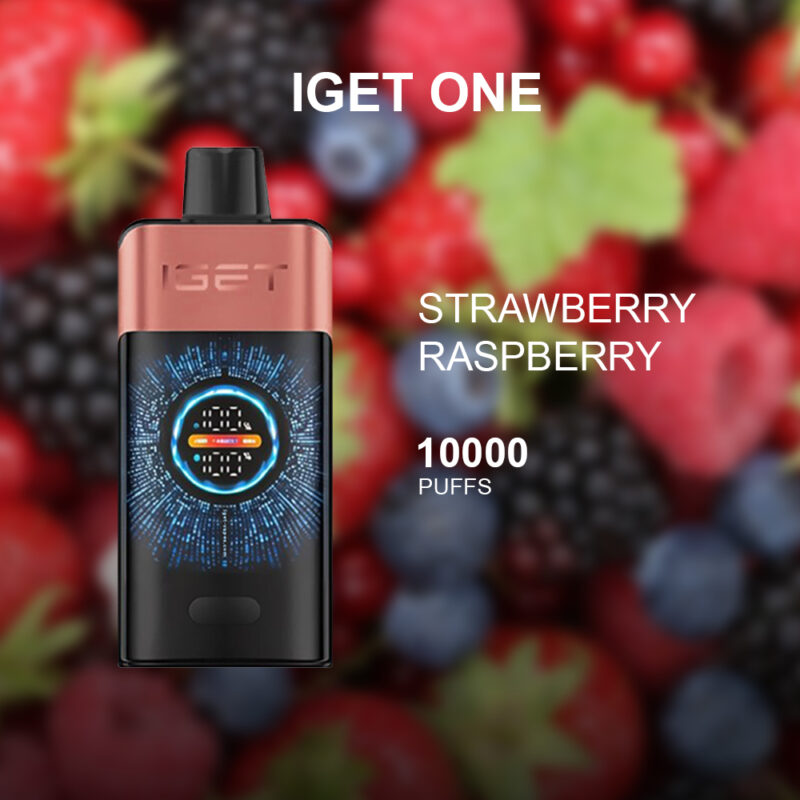 IGET ONE STRAWBERRY RASPBERRY - 12000 PUFFS IGET ONE STRAWBERRY RASPBERRY - 12000 PUFFS