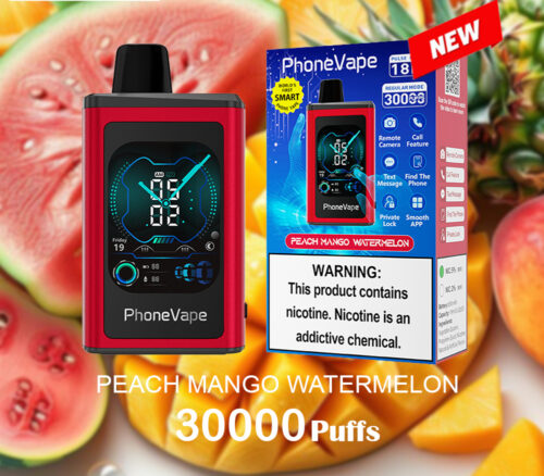 JNR PhoneVape PEACH MANGO WATERMELON - 30000 PUFFS JNR PhoneVape PEACH MANGO WATERMELON - 30000 PUFFS
