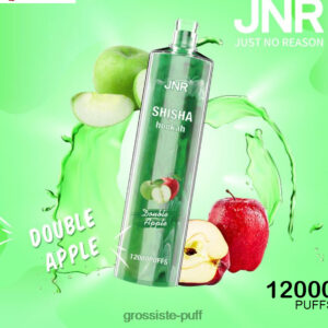 JNR SHISHA HOOKAH - DOUBLE APPLE - 12000 PUFFS JNR SHISHA HOOKAH - DOUBLE APPLE - 12000 PUFFS