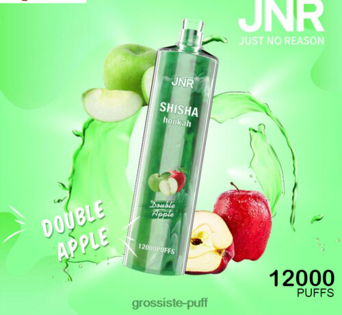 JNR SHISHA HOOKAH - DOUBLE APPLE - 12000 PUFFS