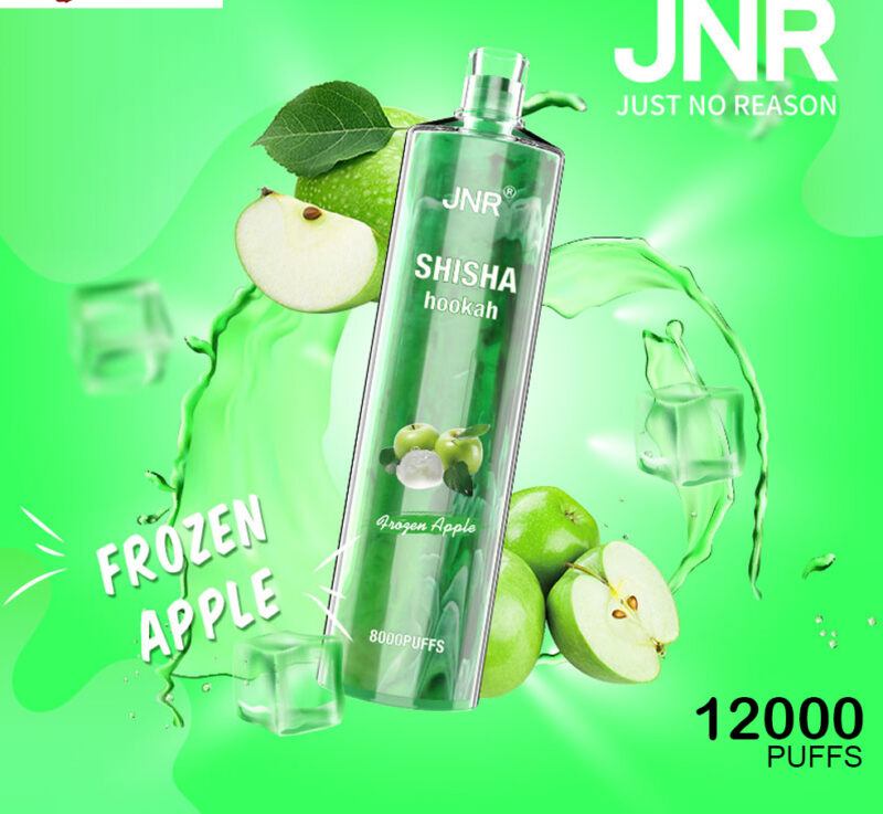 JNR SHISHA HOOKAH - FROZEN APPLE - 12000 PUFFS
