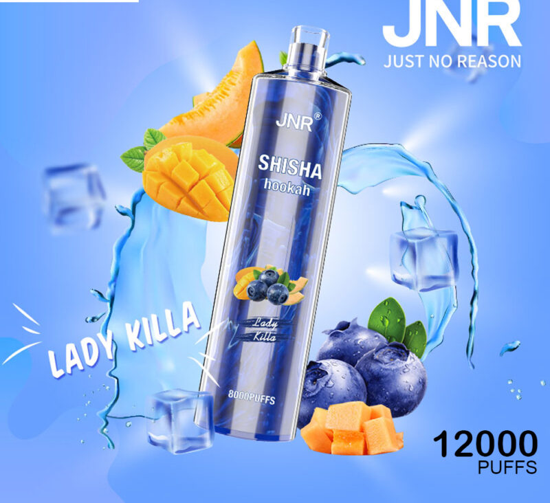 JNR SHISHA HOOKAH - LADY KILLA - 12000 PUFFS