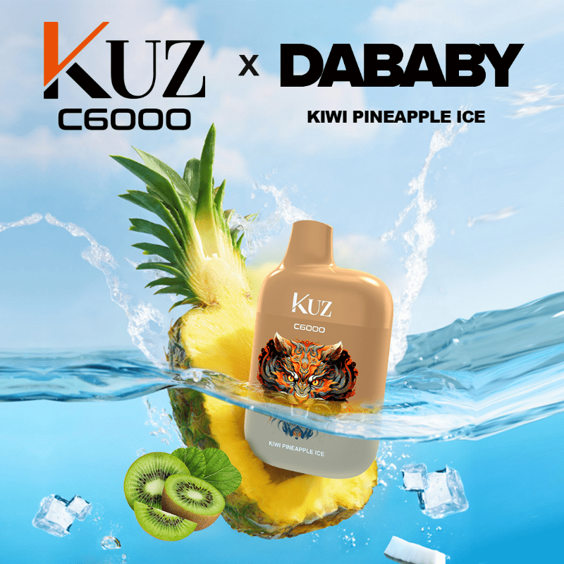 KUZ KIWI PINEAPPLE ICE - 6000 PUFFS KUZ KIWI PINEAPPLE ICE - 6000 PUFFS