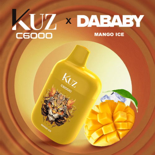 KUZ MANGO ICE - 6000 PUFFS KUZ MANGO ICE - 6000 PUFFS
