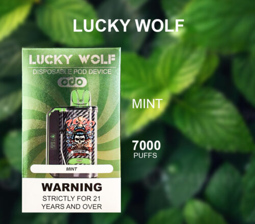 LUCKY WOLF MINT - 7000 PUFFS