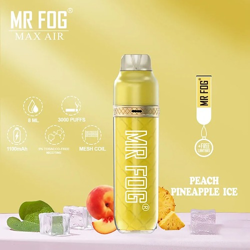MR FOG PEACH PINEAPPLE ICE - 3600 PUFFS